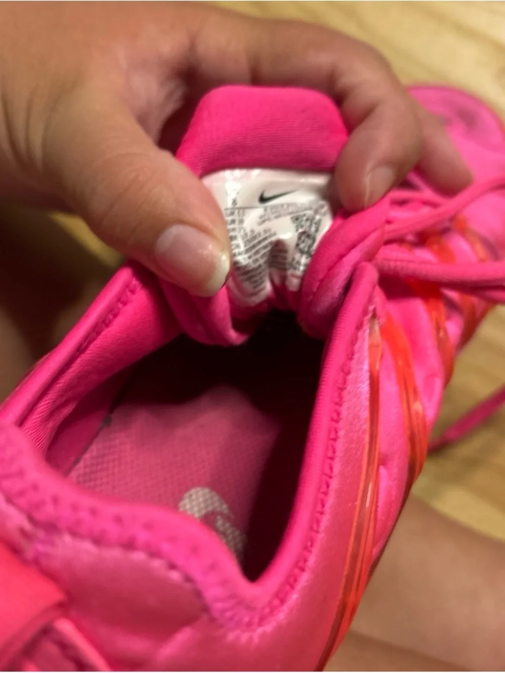 Nike Women’s Bright Hot Pink Lace-Up Athletic Sneakers